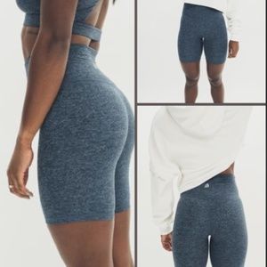 P'TULA the bare short : 6" DEEP BLUE SIZE MEDIUM